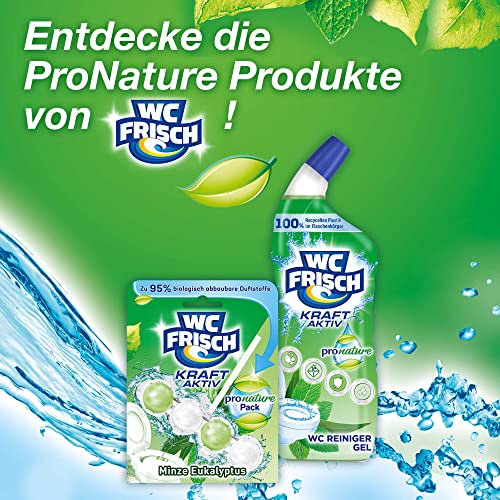 Thumbnail 8 de WC Frisch Kraft Aktiv Duftspüler Minze & Eukalyptus (10er Pack) – Pro Nature