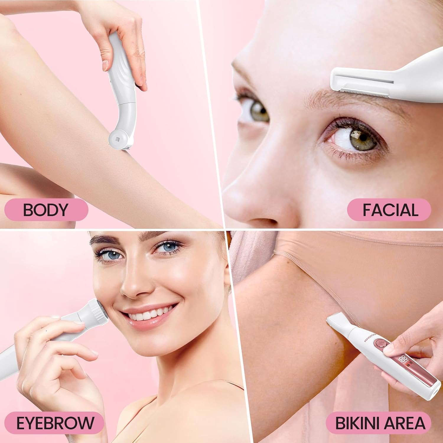 Thumbnail 1 de MAXGROOM 4 in 1 Lady Shaver for Women — Practical, long-lasting wet & dry body groomer