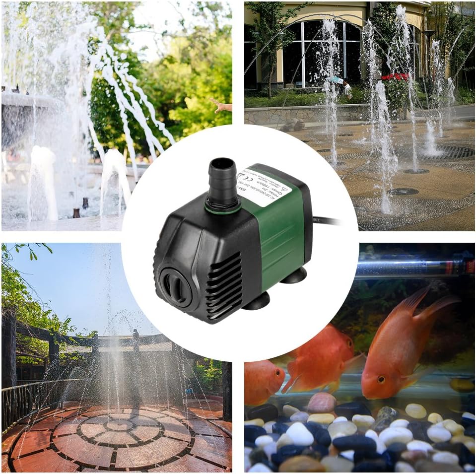 Detalle 2 de Homvik Bomba de Agua Sumergible 1500L/H 25W