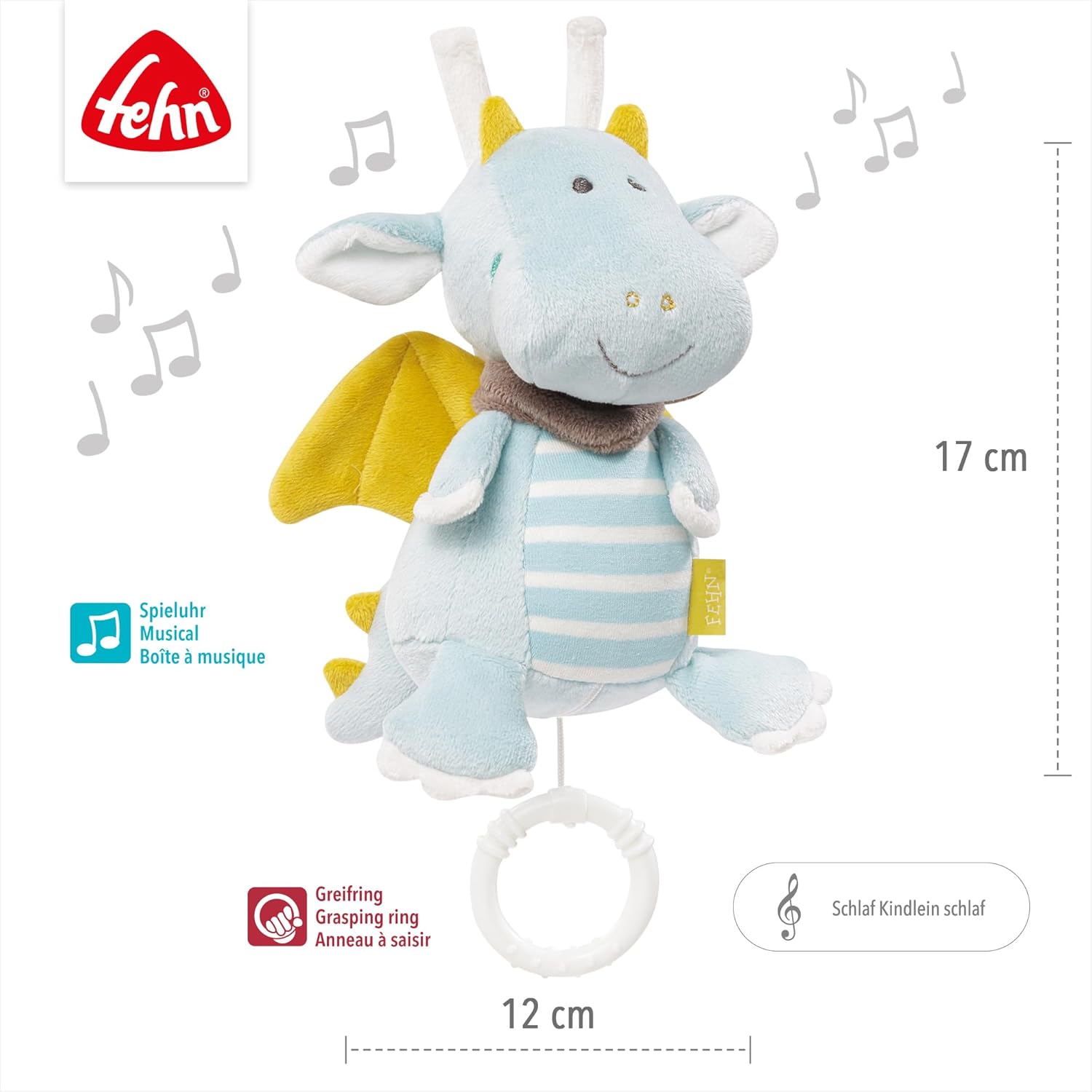 Thumbnail 4 de Fehn boîte à musique dragon – Doudou et Aide à l'endormissement (065015)