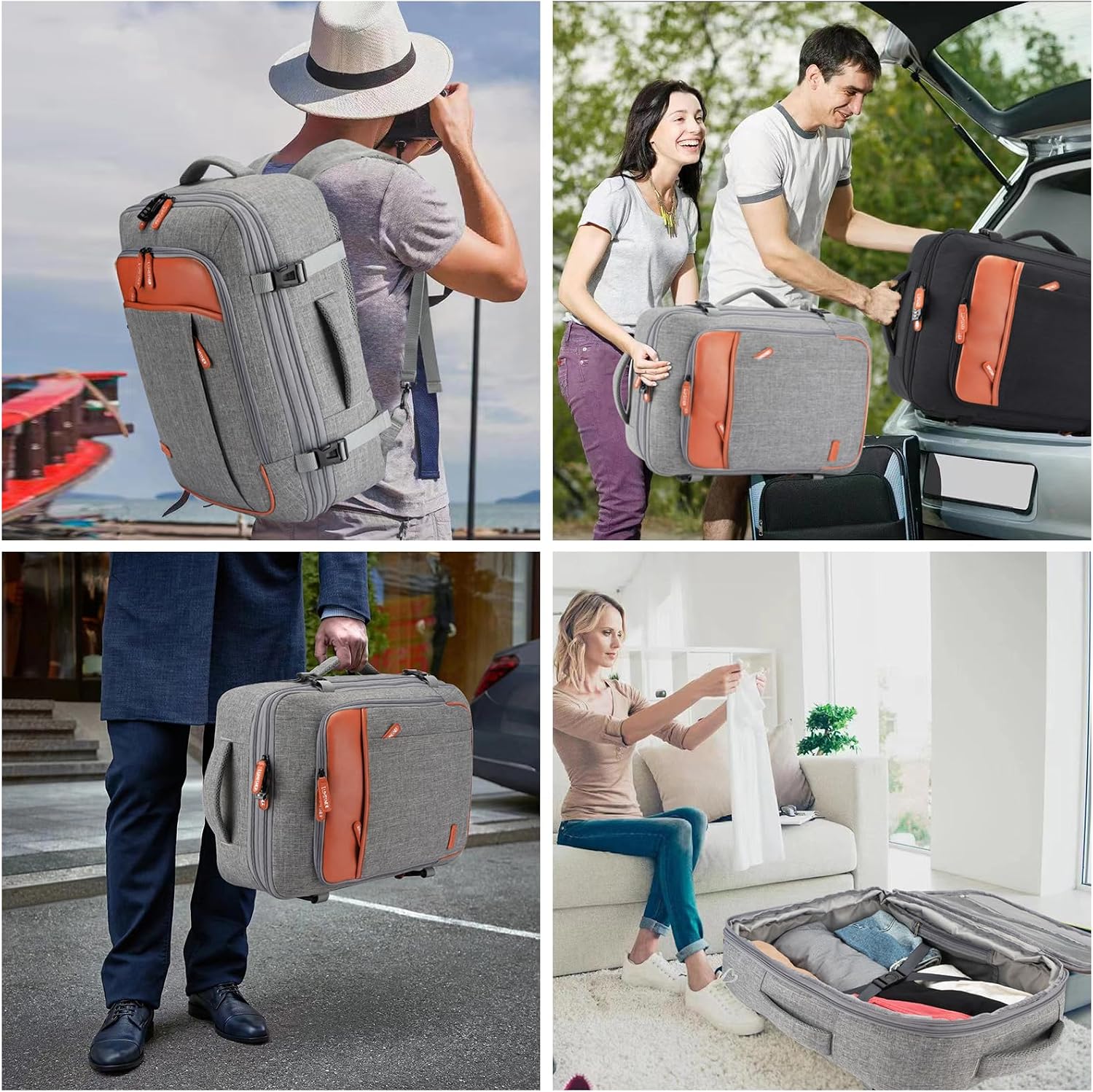 Thumbnail 5 de Lumesner Carry on Backpack 40L travel backpack