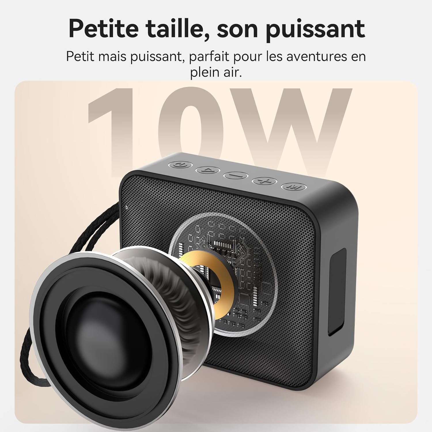 Thumbnail 2 de Oraolo mini Bluetooth Speaker (IPX7) with Bluetooth 5.4, TWS pairing, AUX & TF card