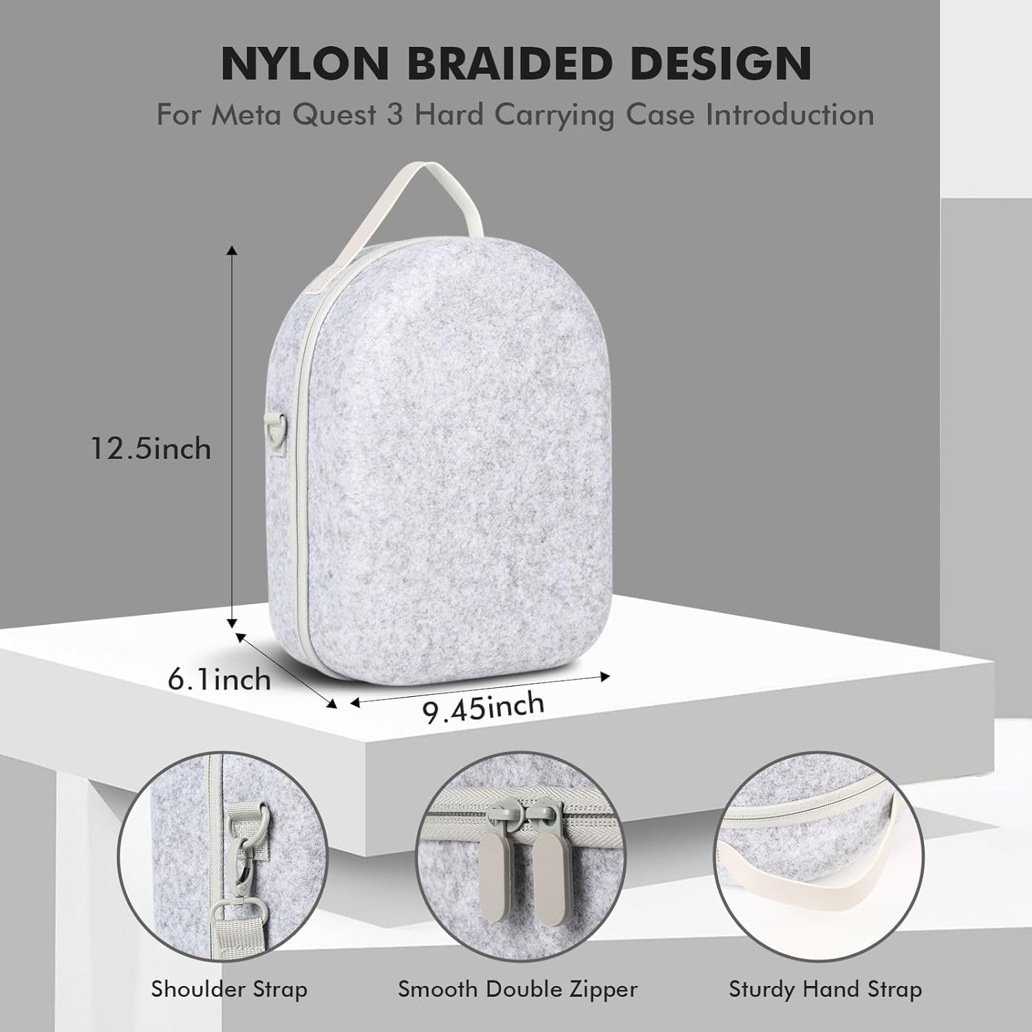 Thumbnail 2 de SMICEM Quest 3 Tragetasche, stoßfestes Gehäuse