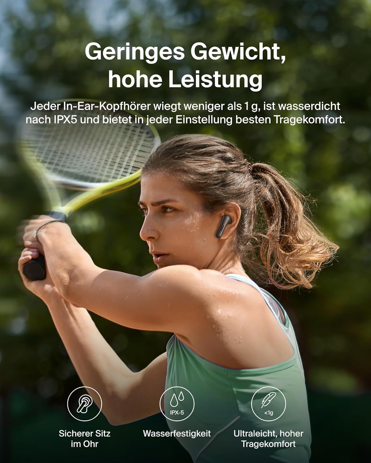 Thumbnail 4 de Belkin SoundForm Rhythm ANC True Wireless In Ear: kabellose Hörgenuss mit ANC, Multi-Point und IPX5