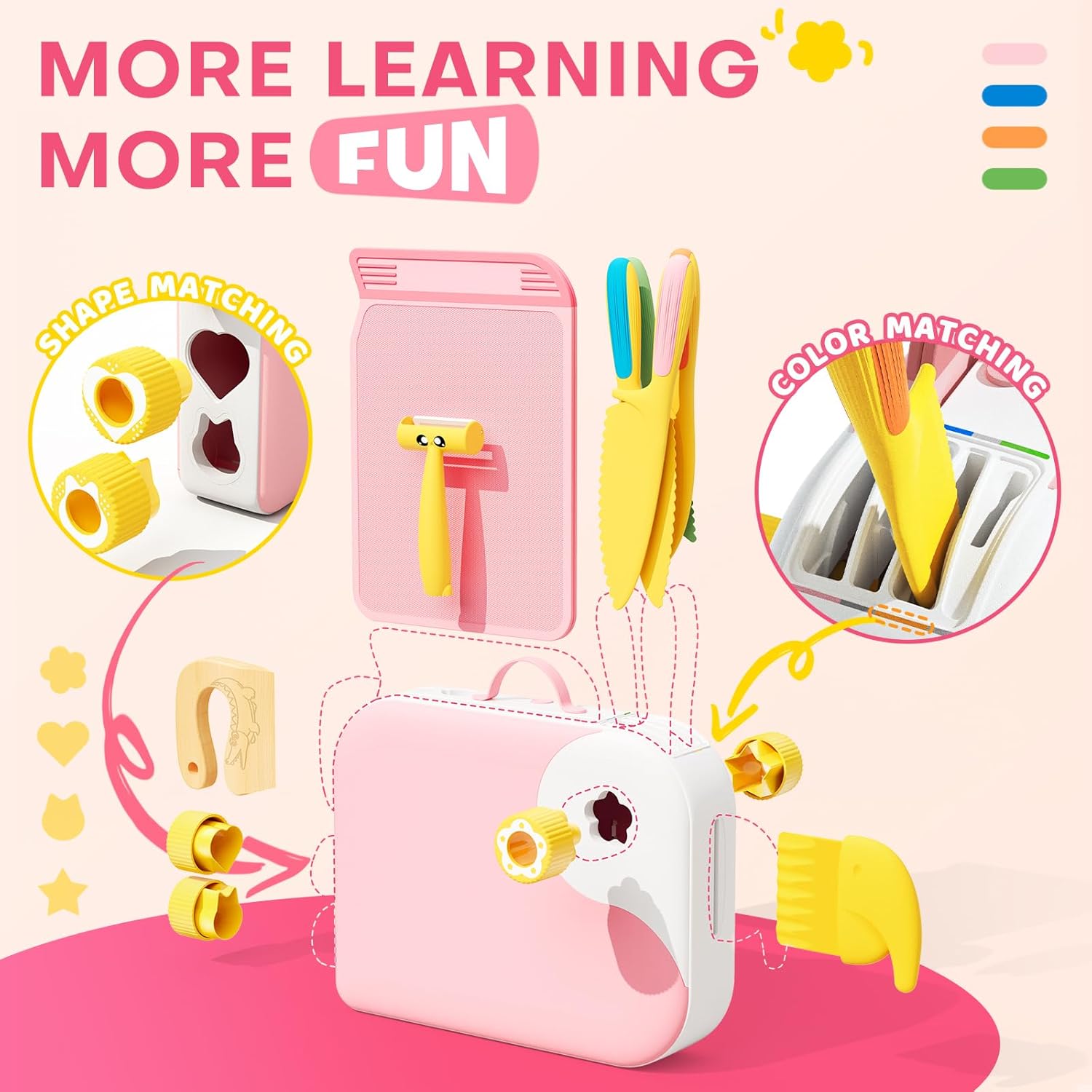 Thumbnail 5 de Yeeammk 13-piece toddler knife set for play 🍽