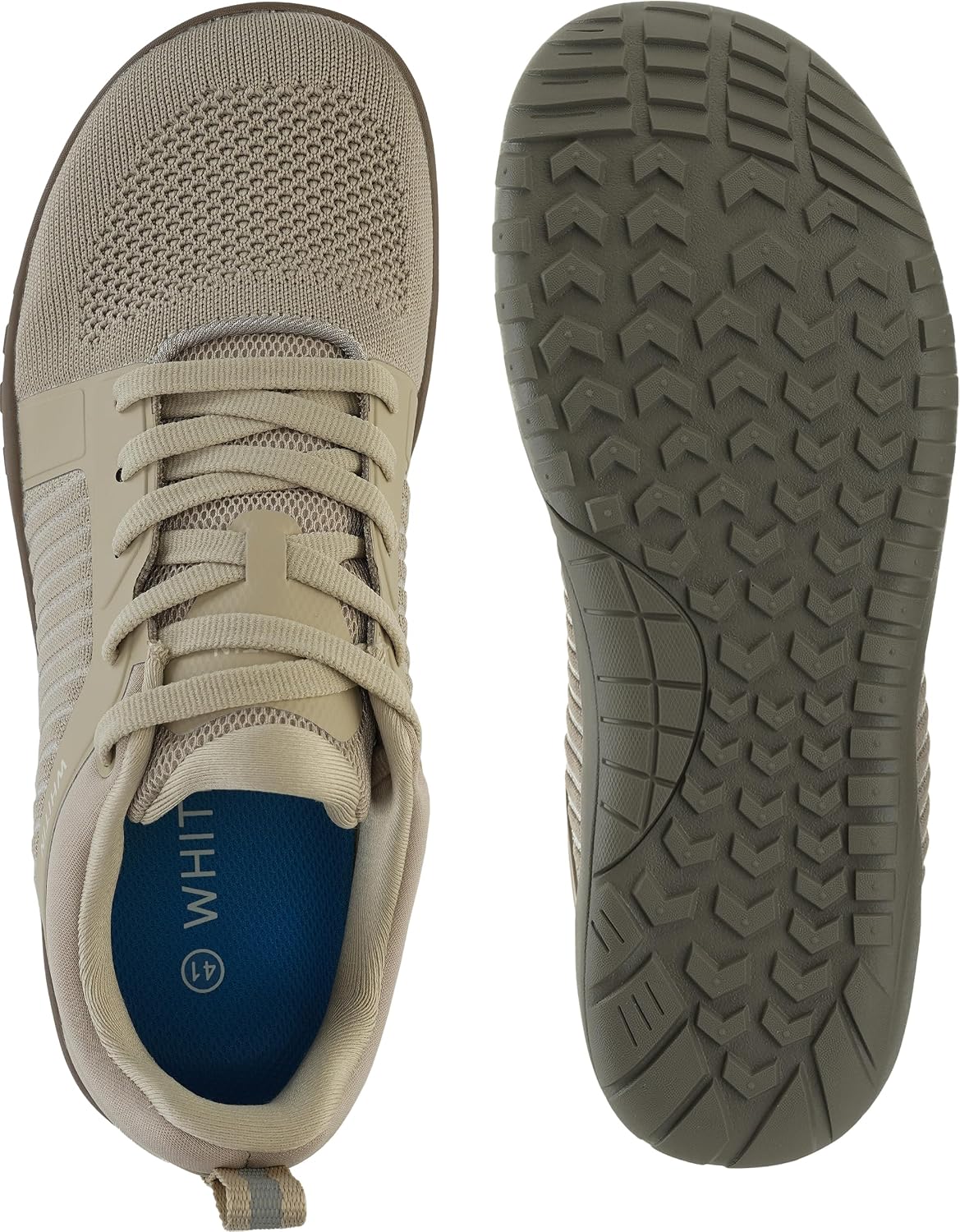 Detalle de WHITIN Women’s Wide Barefoot Trail Running Shoes (Zero Drop, Flexible Traction)