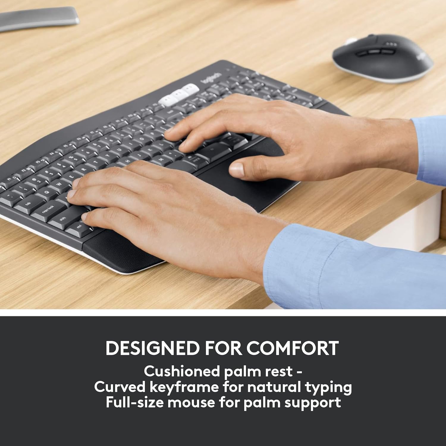 Detalle de Logitech MK850 wireless keyboard and mouse combo