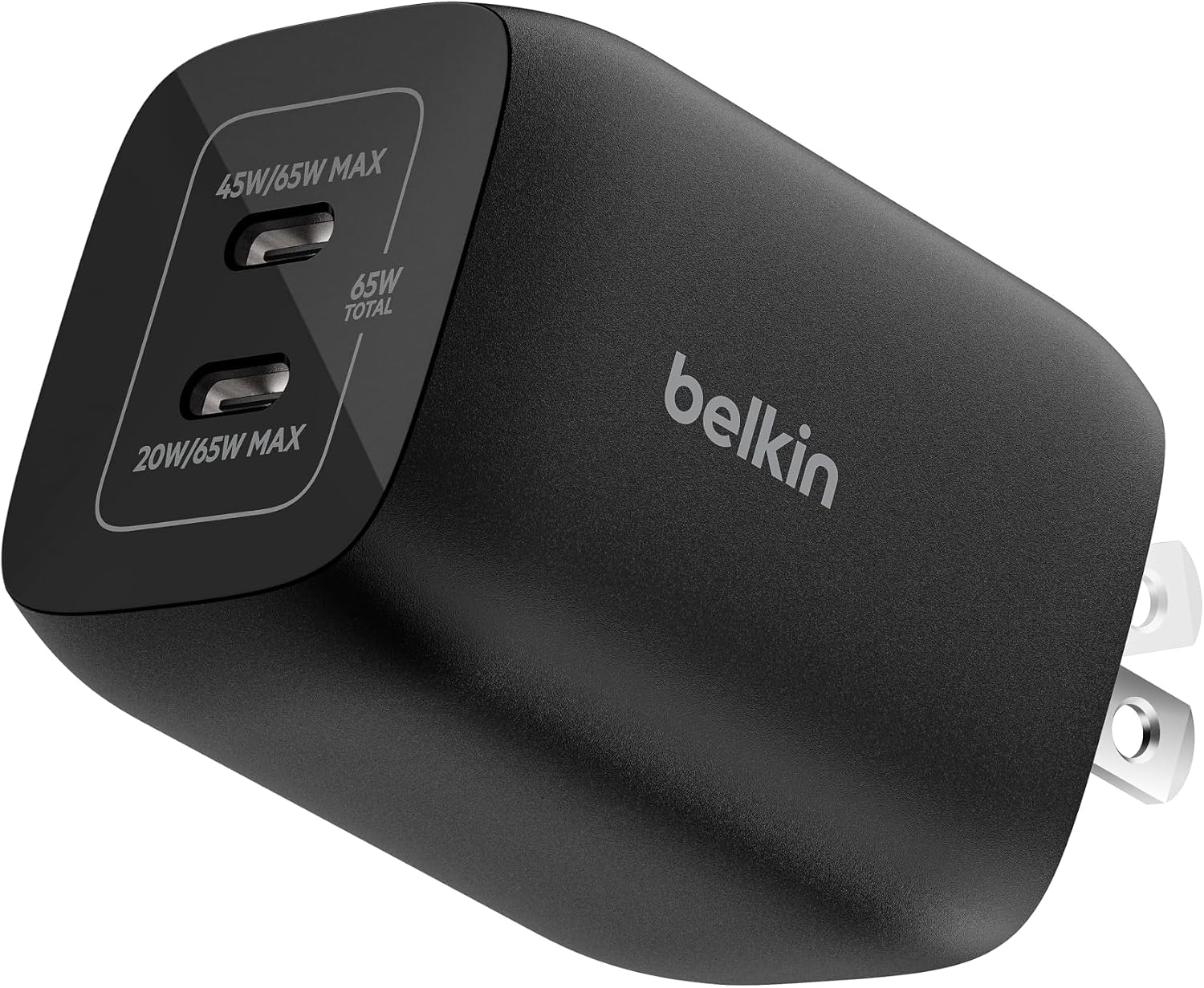 Detalle de Belkin ENA007qcBK Switch2対応USB-C充電アダプター 65W・GaN搭載・PD規格