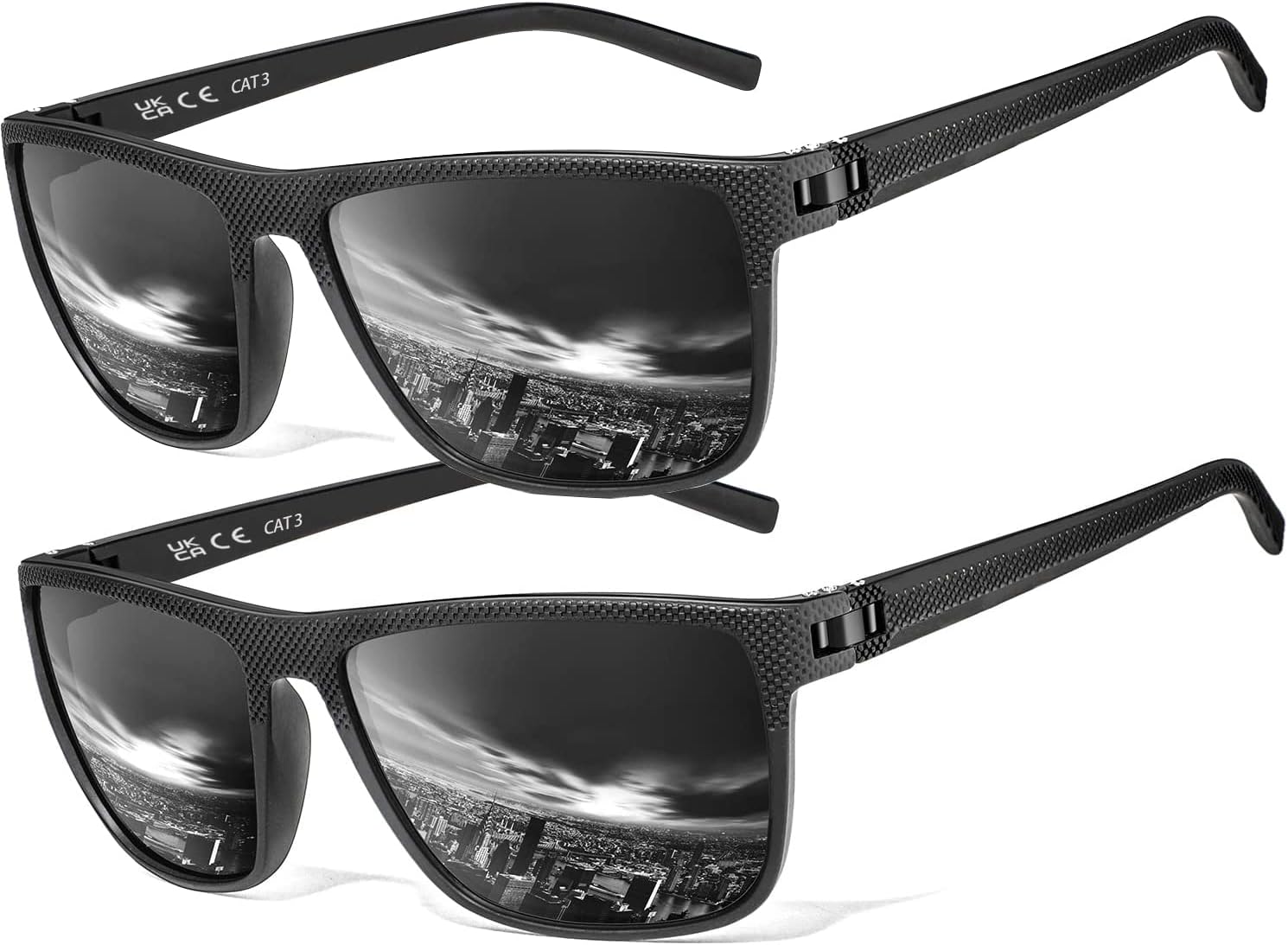 Gafas de sol polarizadas vintage para hombre y mujer