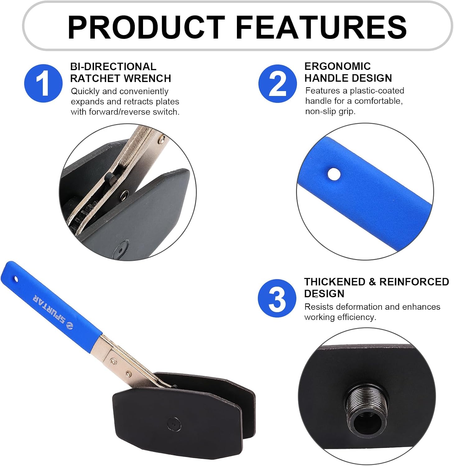 Detalle de Spurtar 4‑in‑1 Universal Disc Brake Caliper Press Tool
