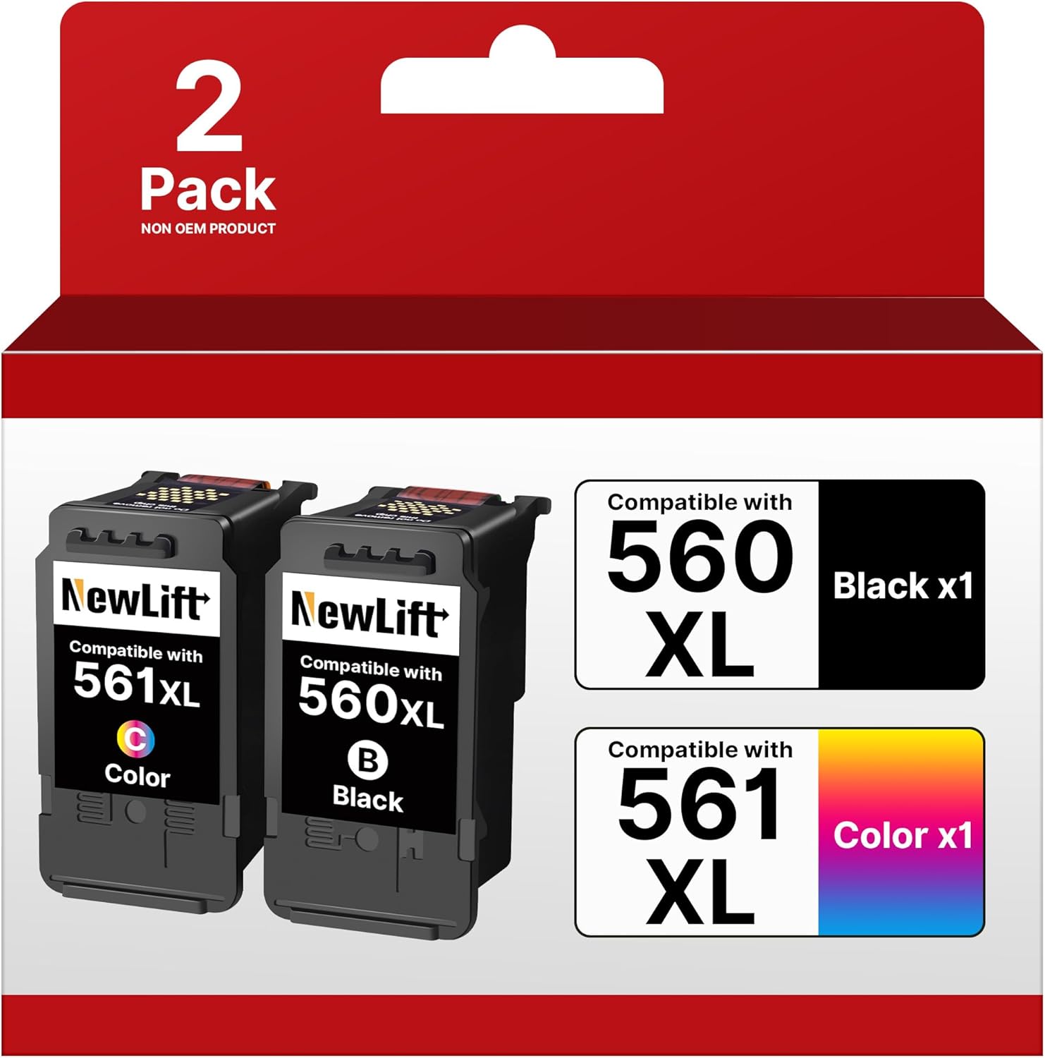 Detalle de NewLift 560XL 561XL Patronen 2er-Pack 🖨