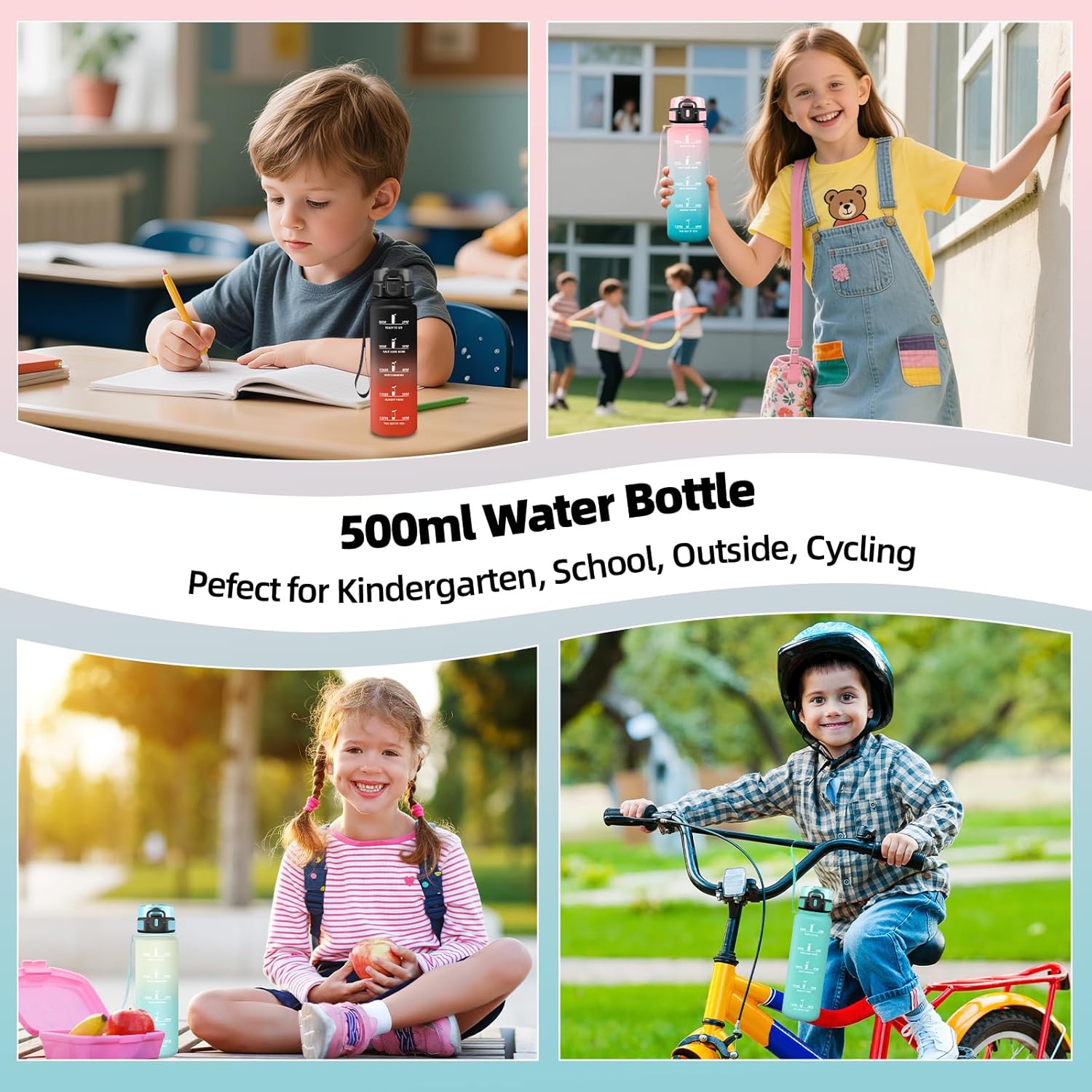 Thumbnail 6 de Mujigaga Botella Agua 500ml para niños