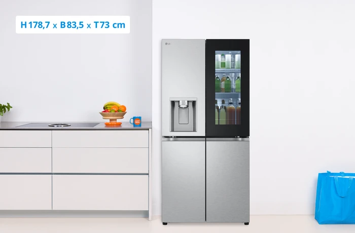 Thumbnail 35 de LG GMG861MBAE Side-by-Side-Kühlschrank: Großvolumen, InstaView und DoorCooling