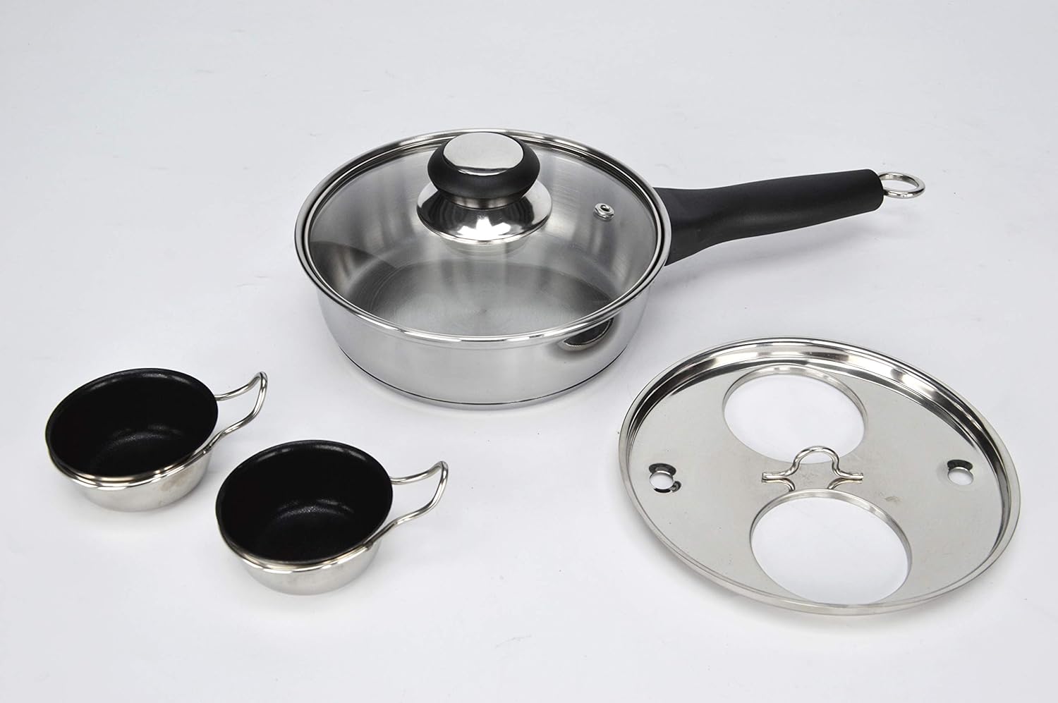 Detalle de RUNZI egg poacher pan set, 2 cups