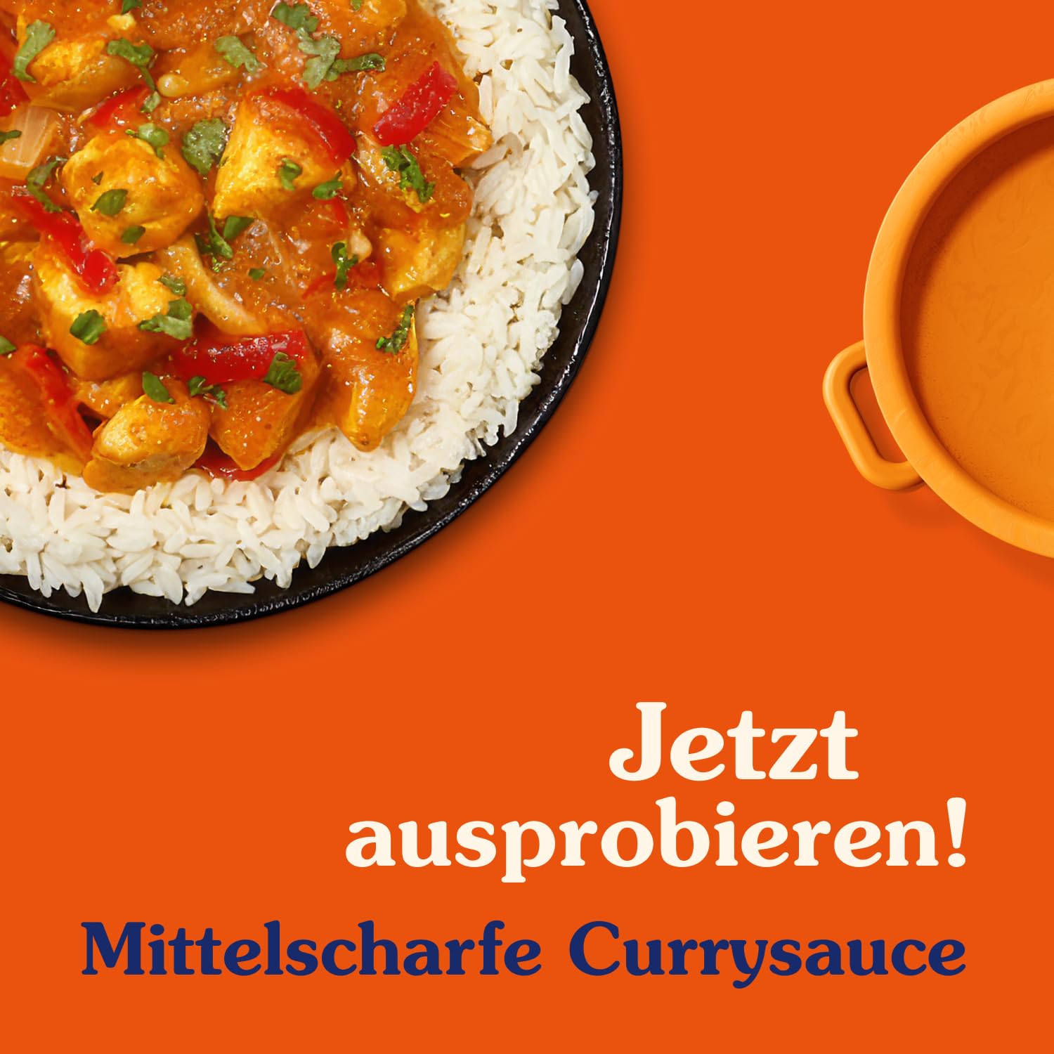 Detalle de BEN’S ORIGINAL Rotes cremiges Curry – Sauce im Glas, 6 x 400 g