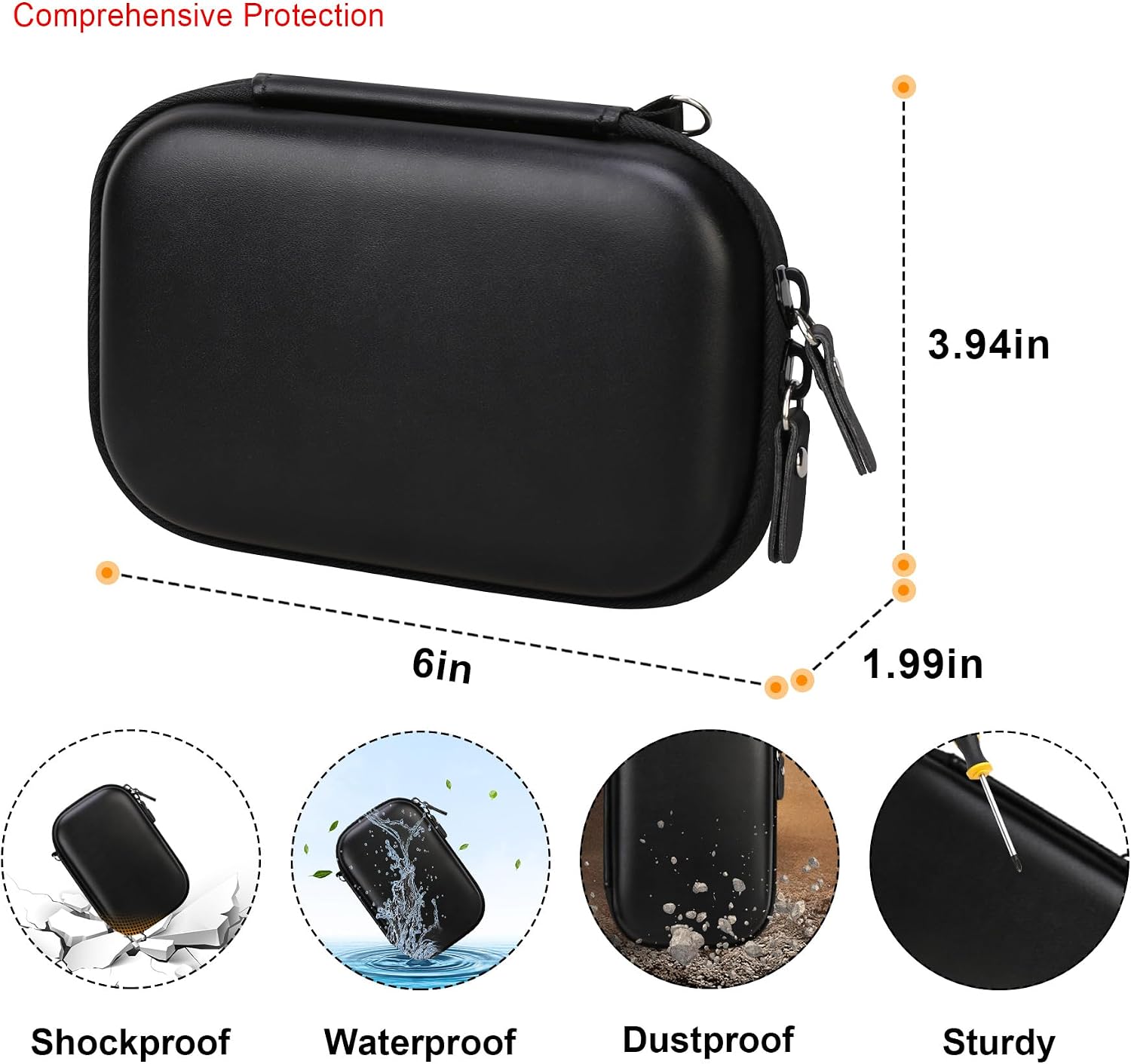 Detalle de Elonbo Camera Carrying Case for Kodak Printomatic, grey