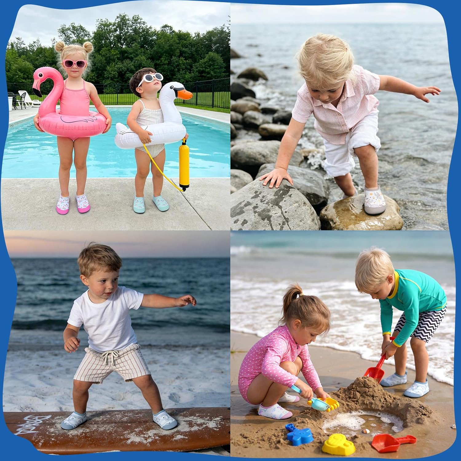 Thumbnail 1 de IceUnicorn Kinder-Strandschuhe: schnelltrocknende Badeschuhe mit rutschfester Gummisohle