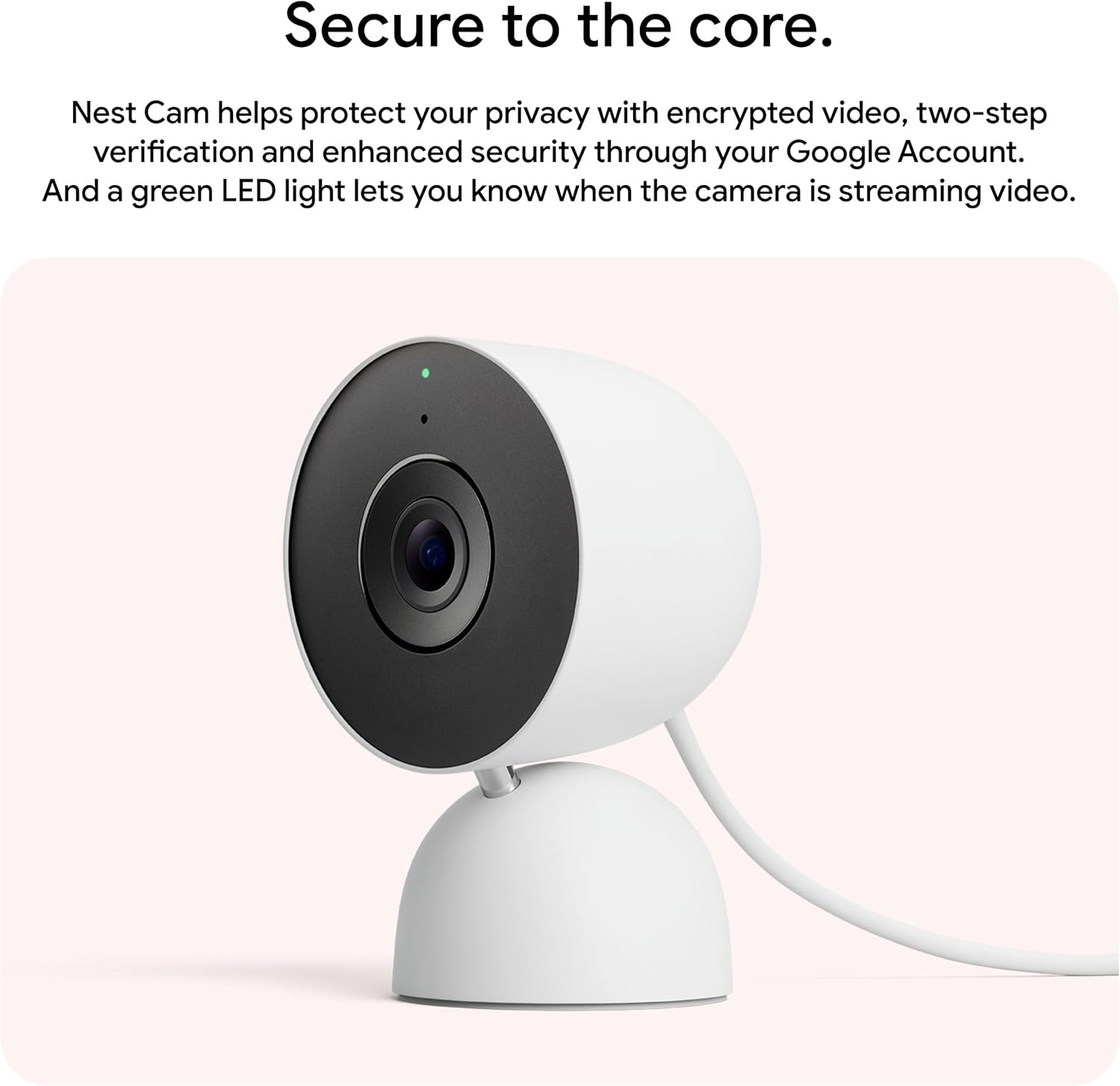 Thumbnail 6 de Google Nest Cam Indoor (Wired, 3rd Gen) – 2K indoor security camera with night vision and Google Home integration