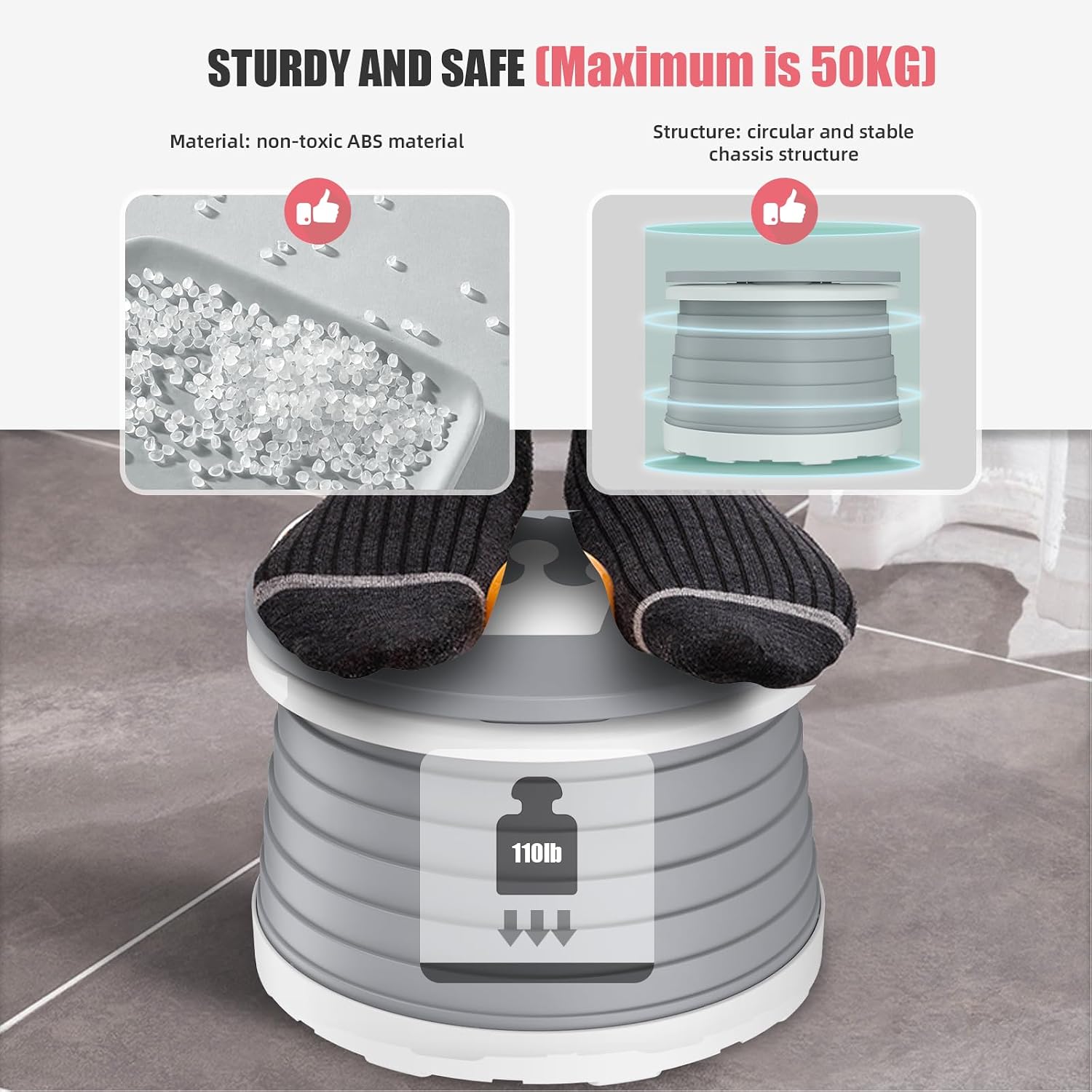 Thumbnail 4 de Portable Potty for Toddlers Foldable Travel Potty