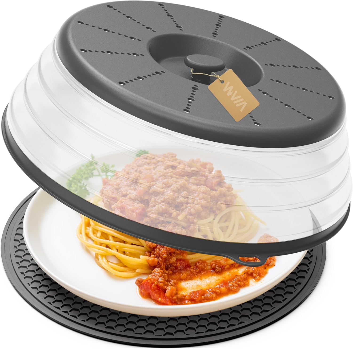 Thumbnail 6 de WVM Microwave Splatter Cover with Vented Lid and Hook Hole