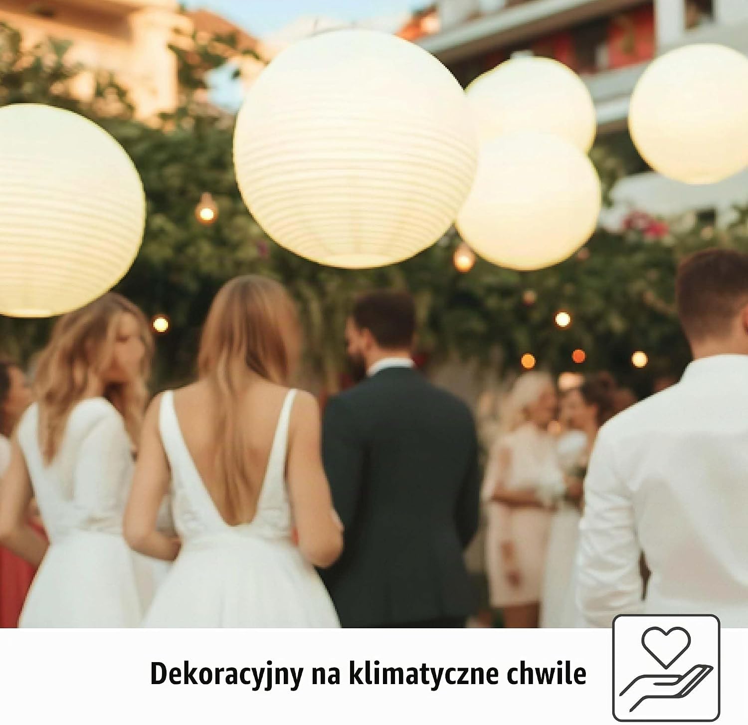 Thumbnail 6 de Hellum 150889 – zestaw 7 lampionów zewnętrznych LED, ciepłe światło i pilot