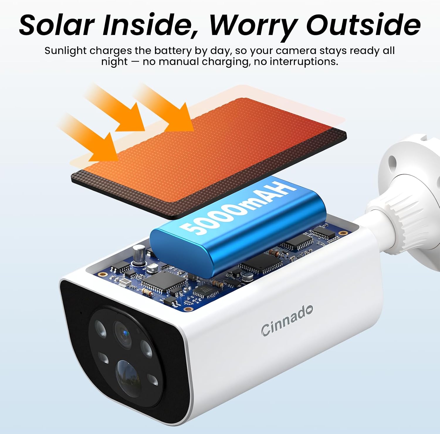 Thumbnail 3 de Cinnado Wireless Outdoor Security Camera System (S1 4 Pack)