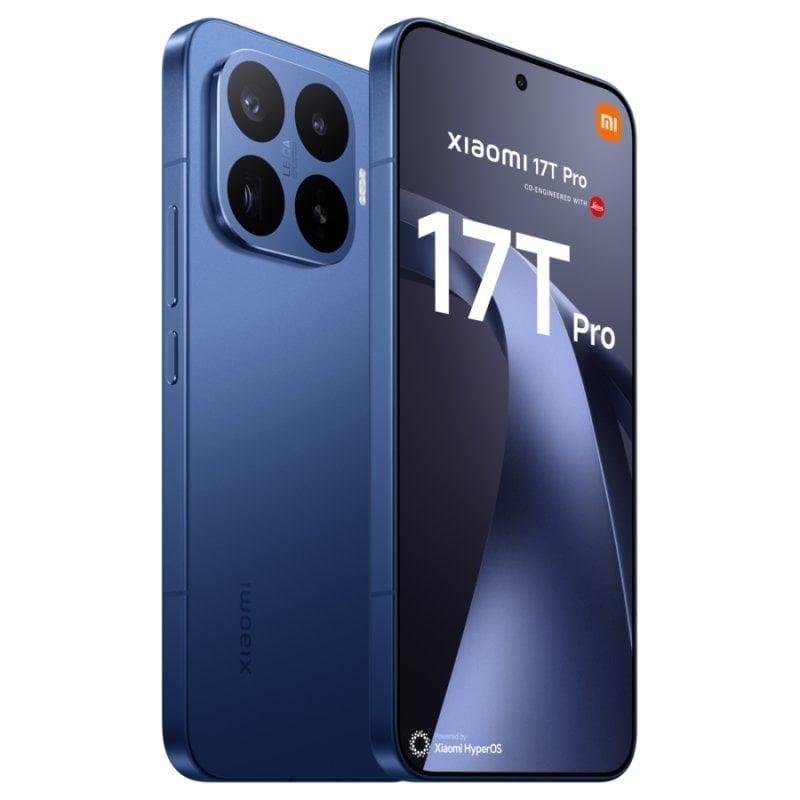 Detalle 2 de Xiaomi 17T Pro 5G 12GB 1TB – Azul Oscuro: potencia fotográfica y autonomía para creadores