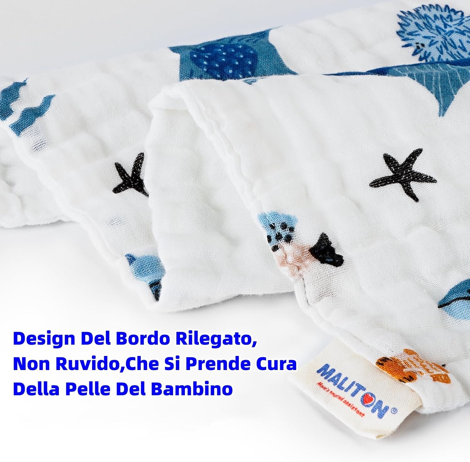 Thumbnail 2 de Maliton Mussole Neonato 50x25 cm