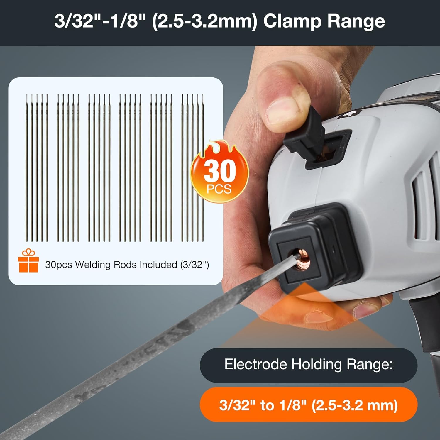Thumbnail 5 de Sakerplus Portable Welding Machine (110V) with IGBT Inverter and 5 Current Settings