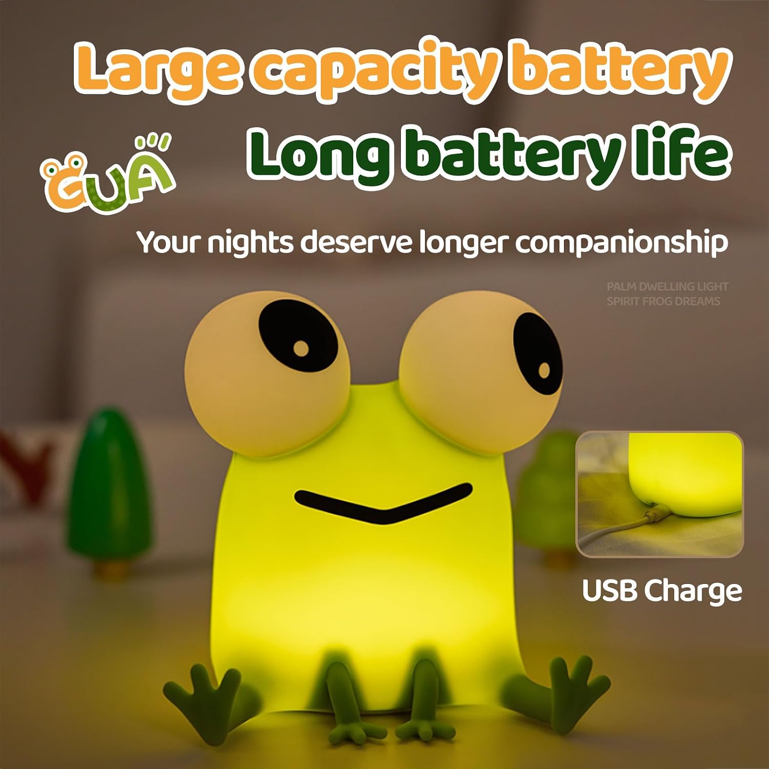 Thumbnail 4 de DADYLOBO Frog Night Light 3-level dimmable lamp