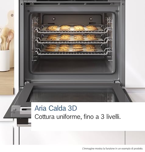 Thumbnail 1 de Bosch HBF011BR0 Serie 2: forno multifunzione in acciaio inox, 66 L