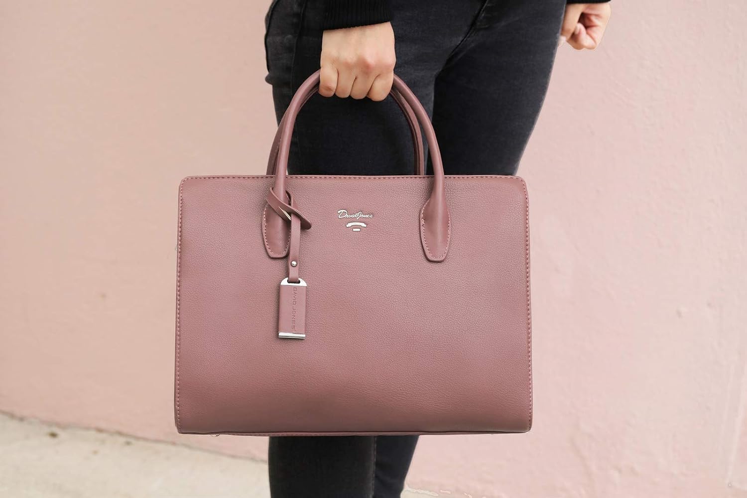 Thumbnail 2 de David Jones Bolso Tote 34x26x14 cm rosa