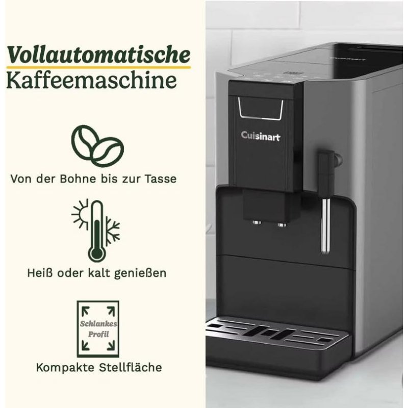 Detalle 2 de Cafetera Espresso Superautomática Cuisinart EM550E 1,5 L: análisis y uso práctico