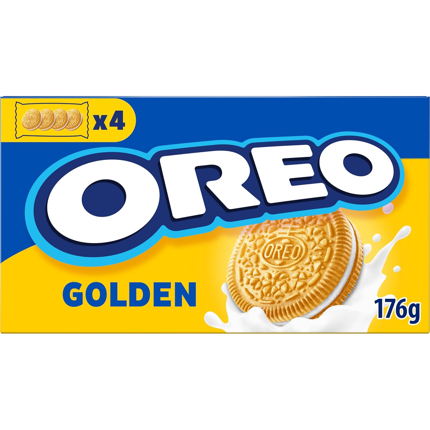 Thumbnail 1 de OREO Golden – Knusprige Vanille-Crème-Weizenkekse, 12 x 176 g