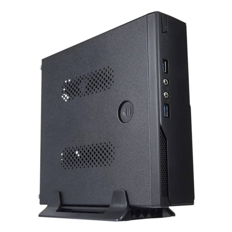 Detalle de UNYKAch UK1003: Caja Mini ITX con fuente 120W y soporte VESA