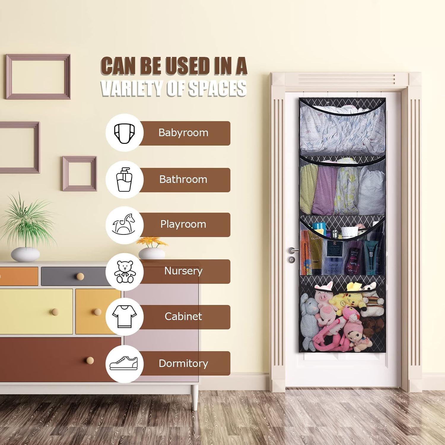 Detalle de Over Door Teddy Hammock Toy Storage Net
