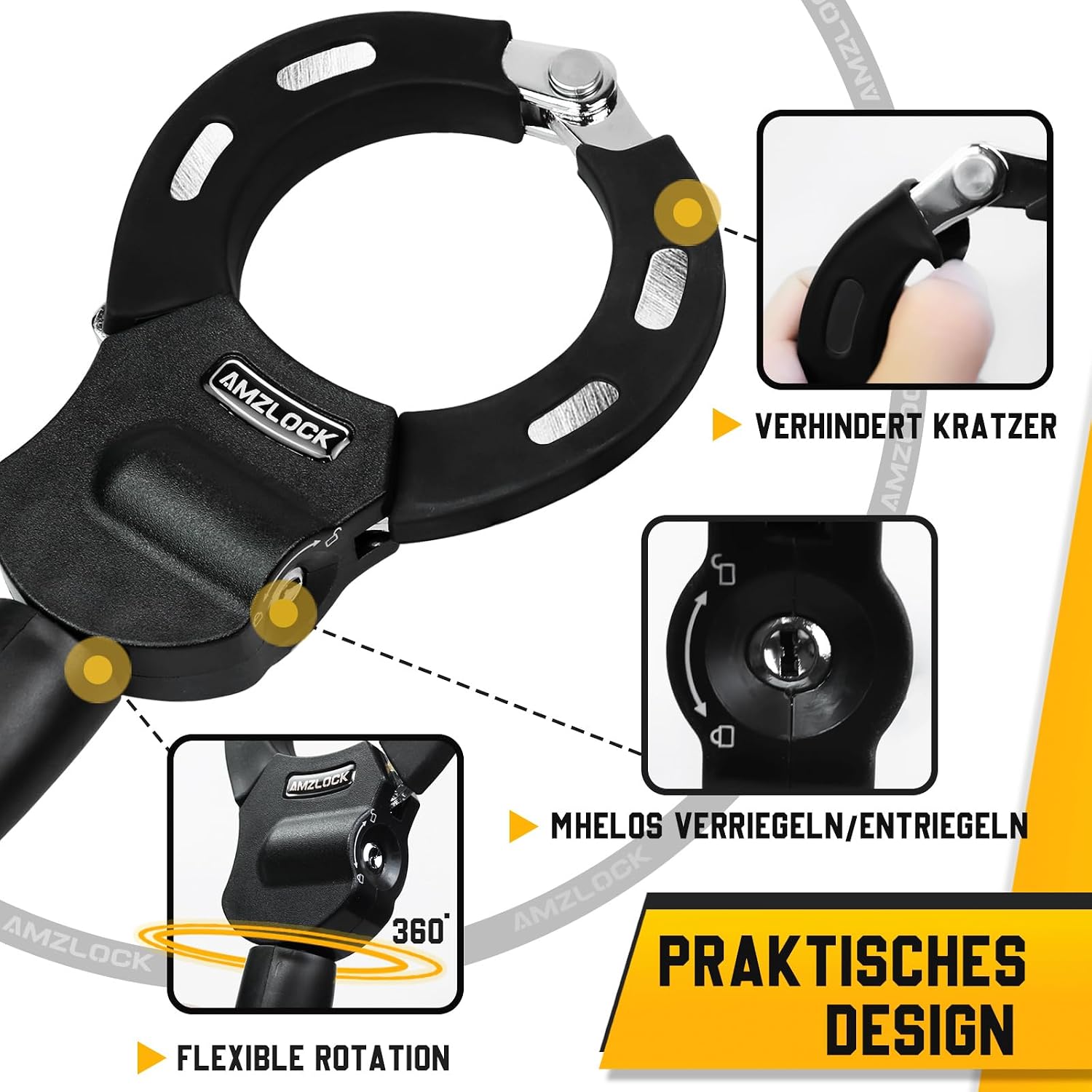 Thumbnail 4 de AMZLOCK E Scooter Schloss 75cm đ