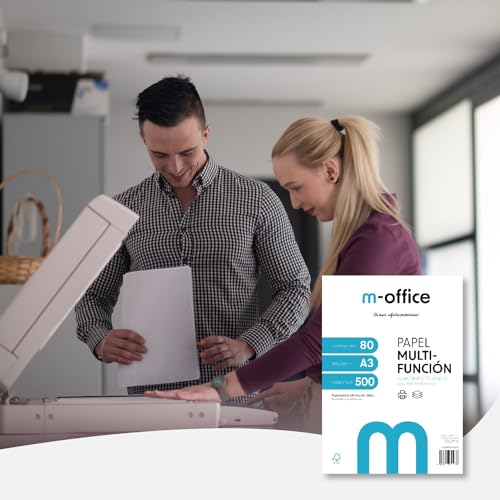 Detalle de Paquete de Folios A3 80 g - 100 hojas OFITURIA m-office (A3, 297 x 420 mm)