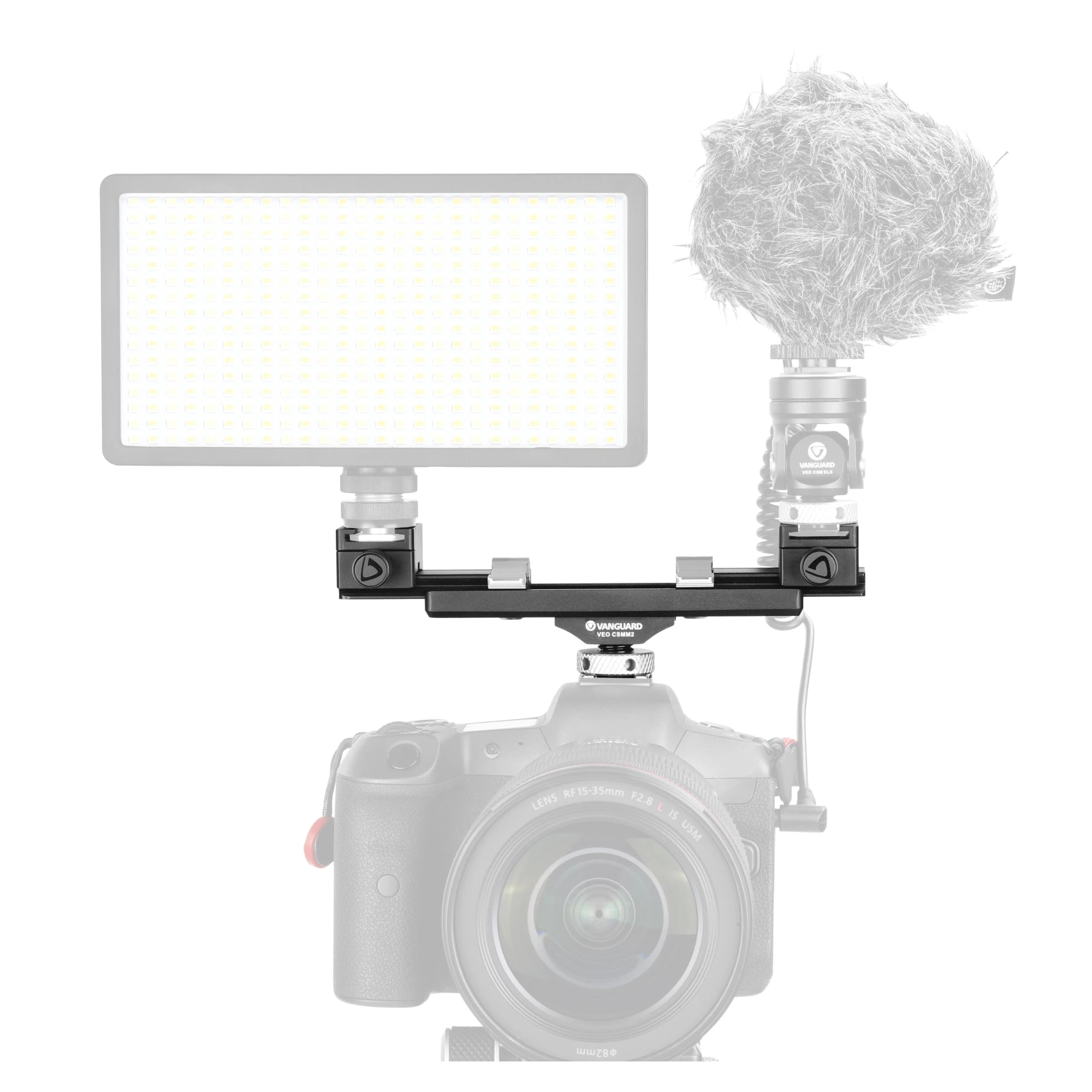 Thumbnail 1 de Vanguard Veo CSMM2 Montura cold shoe para 2 accesorios 🎥