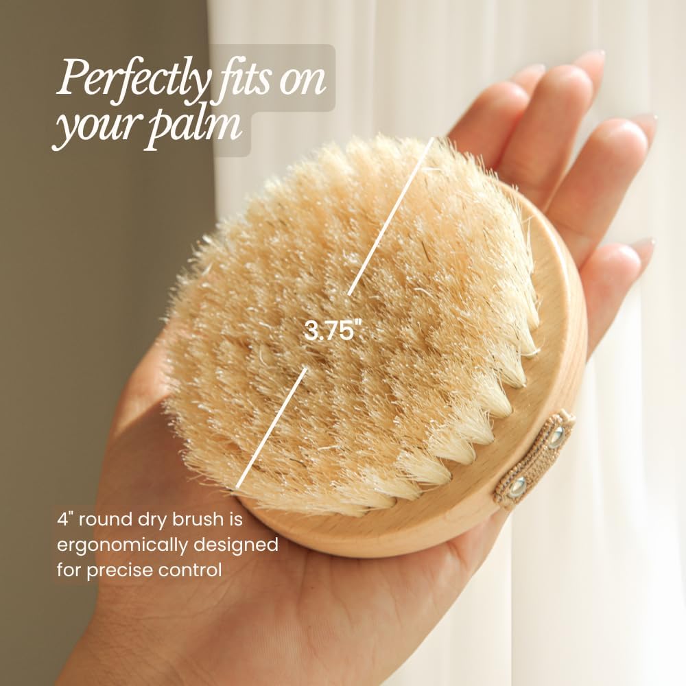 Detalle de Bare Botanics Body Brush, Medium Firmness