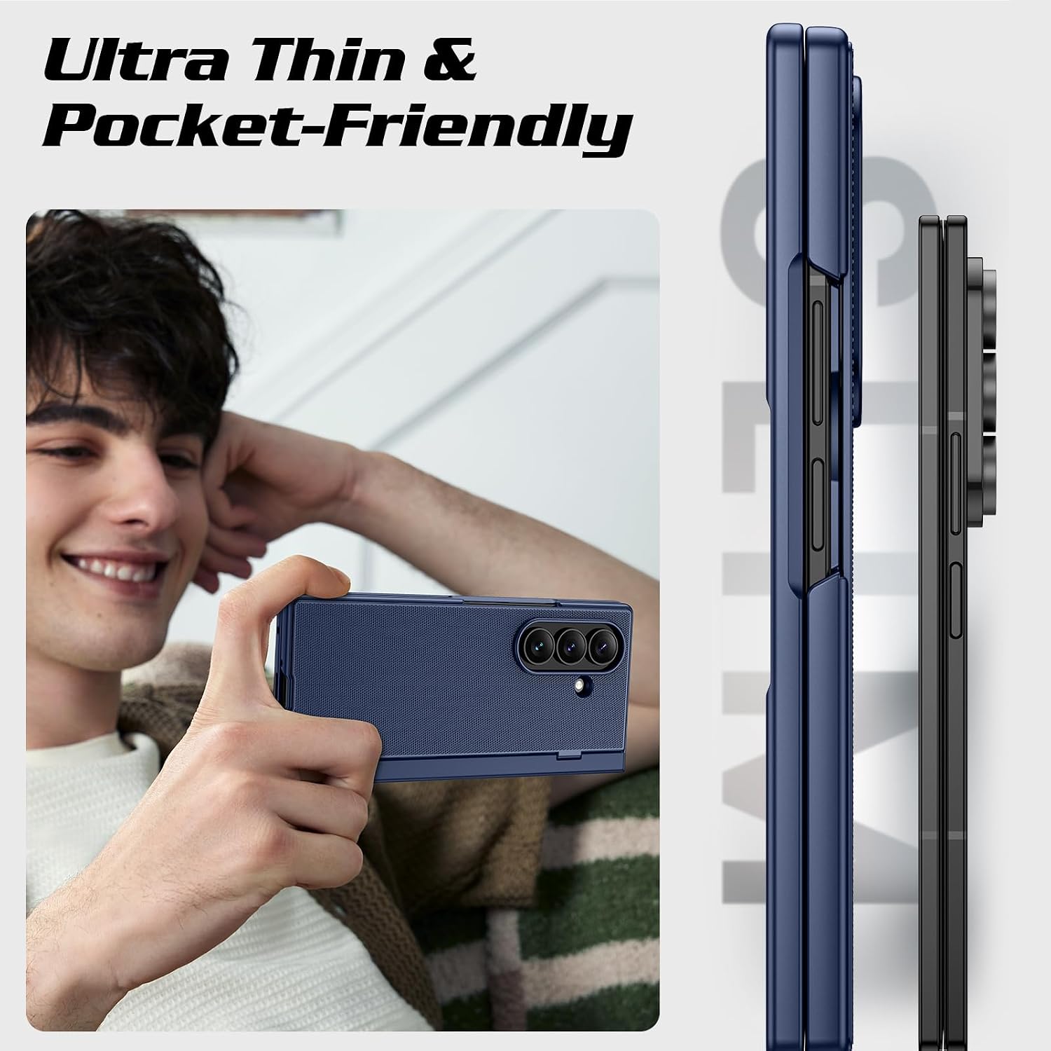 Thumbnail 4 de Samsung Galaxy Z Fold 7 slim case with kickstand