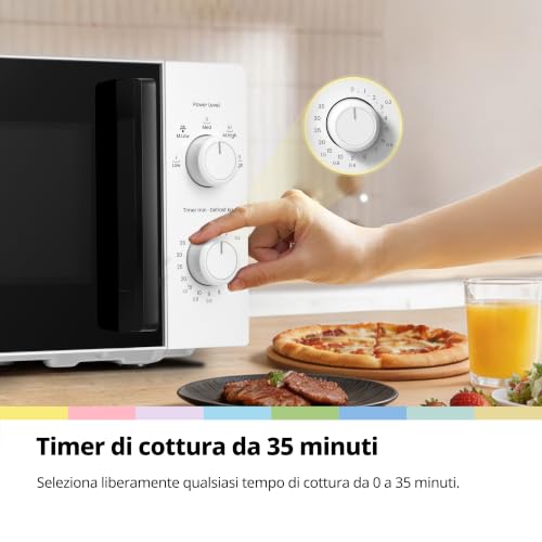 Thumbnail 9 de COMFEE' Forno a Microonde 20 litri 700 W – modello CMO-MM20L2NFPE(WH)