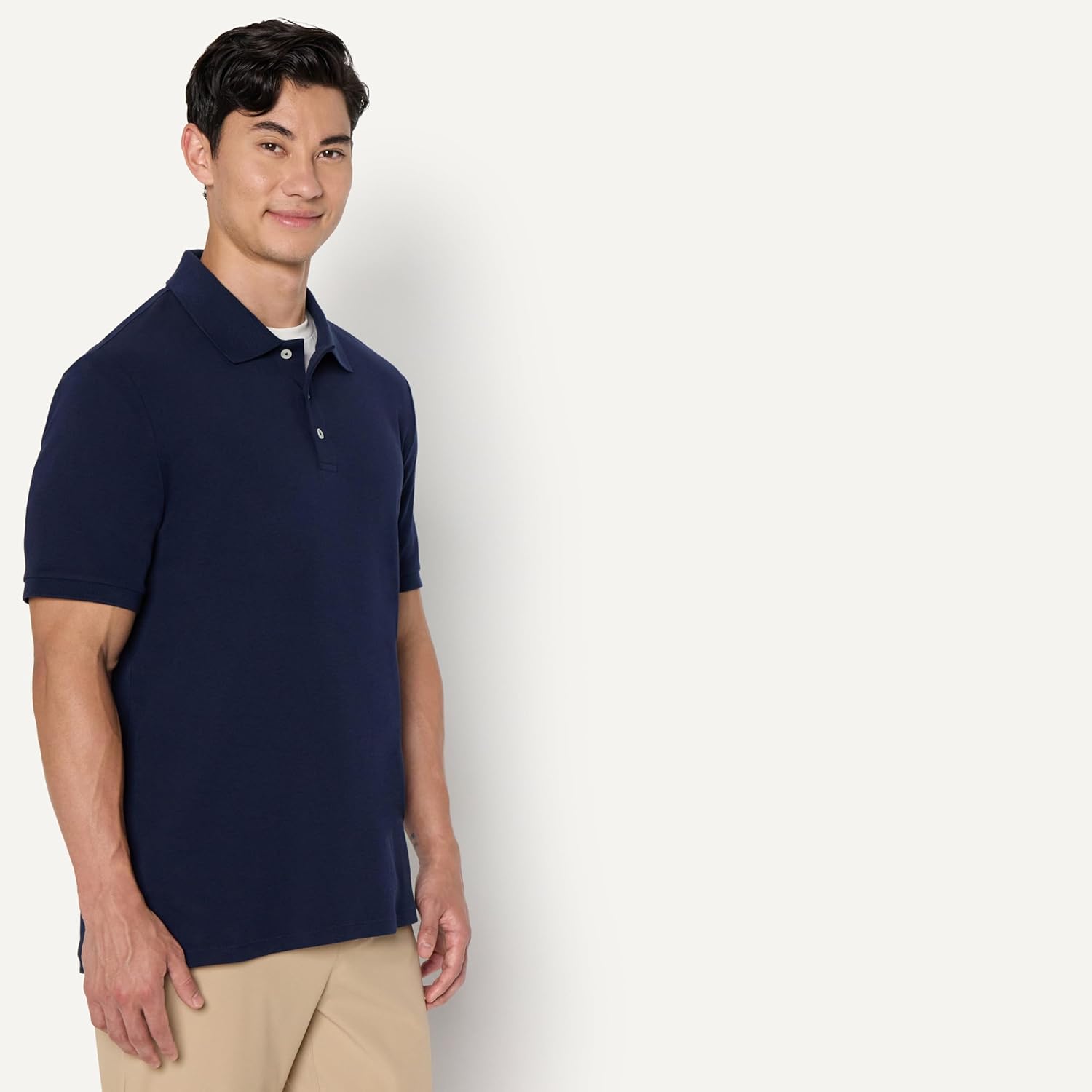 Thumbnail 1 de Amazon Essentials Men’s Regular Fit Interlock Polo Shirt (100% cotton)