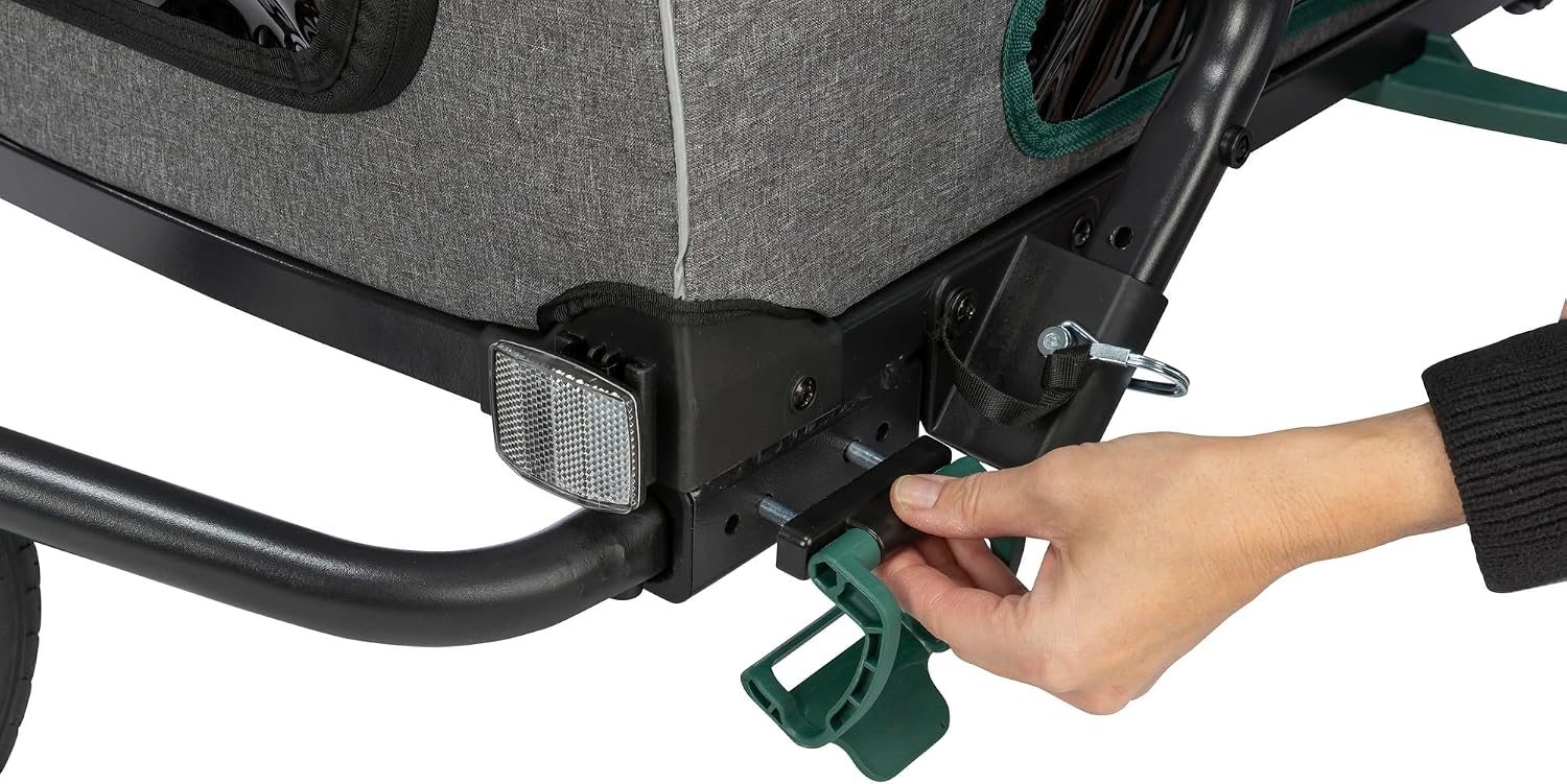 Thumbnail 4 de Trixie kit de conversion Jogger pour remorque de vélo – roue avant 360° verrouillable et amovible