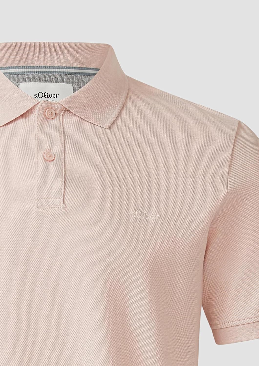 Thumbnail 4 de s.Oliver Poloshirt mit kleinem Label-Print – reguläre Passform in Piqué-Baumwolle