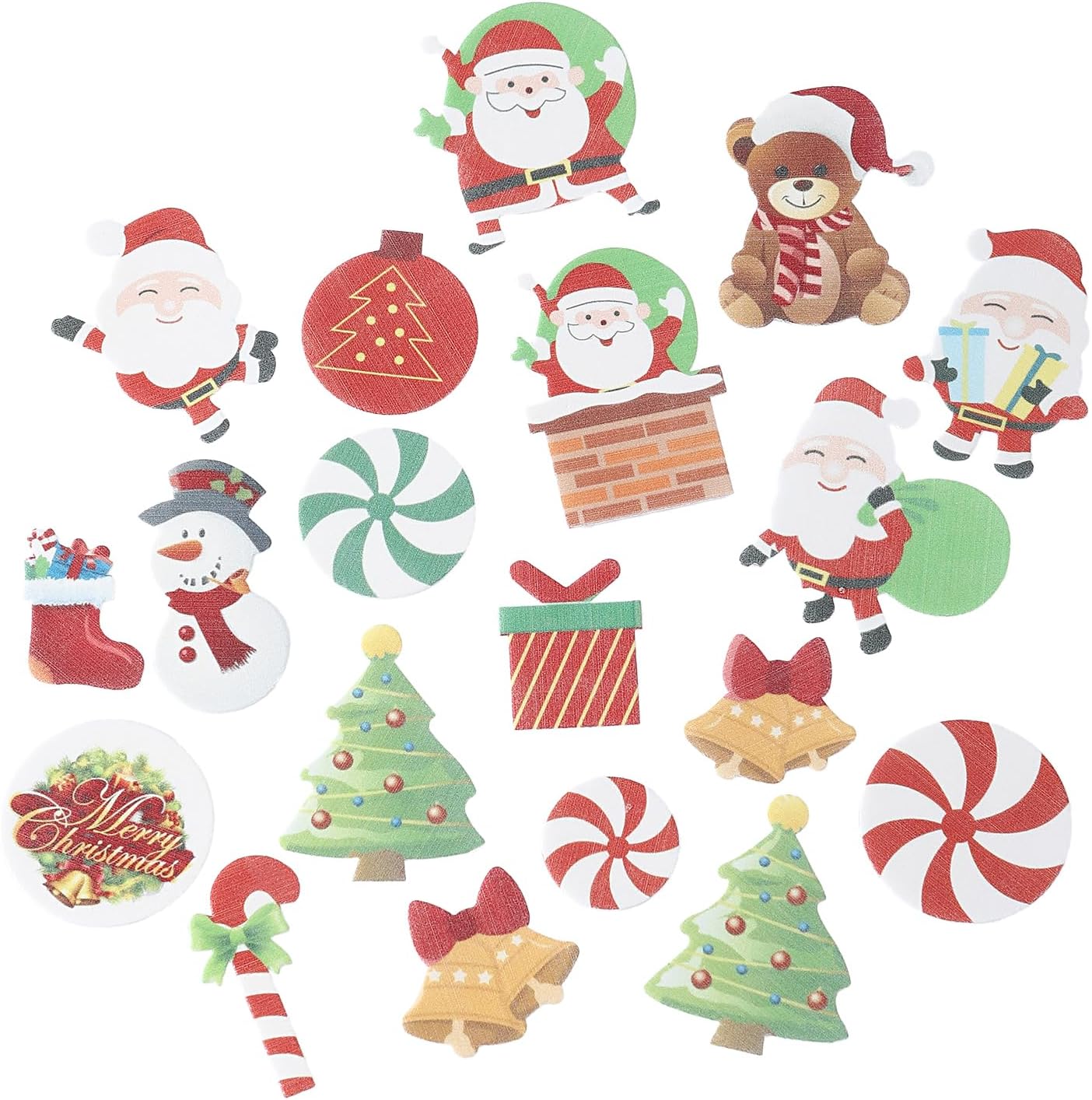 Detalle de YOcity Edible Christmas Cake Decorations, Wafer Paper