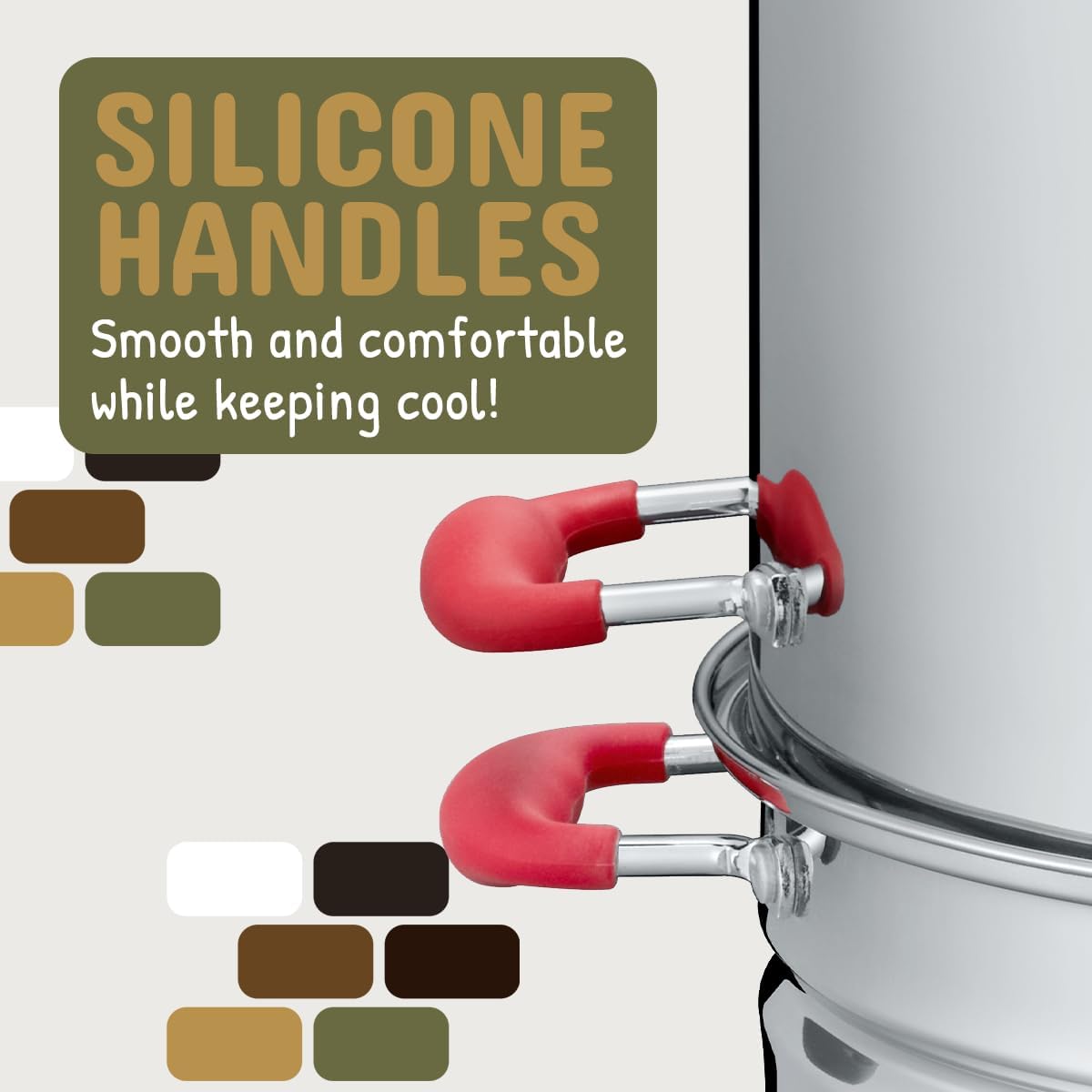 Thumbnail 5 de Concord Stainless Steel Turbo Steam Canner Set (20 Qt) with Jars, Rack & Induction Compatibility