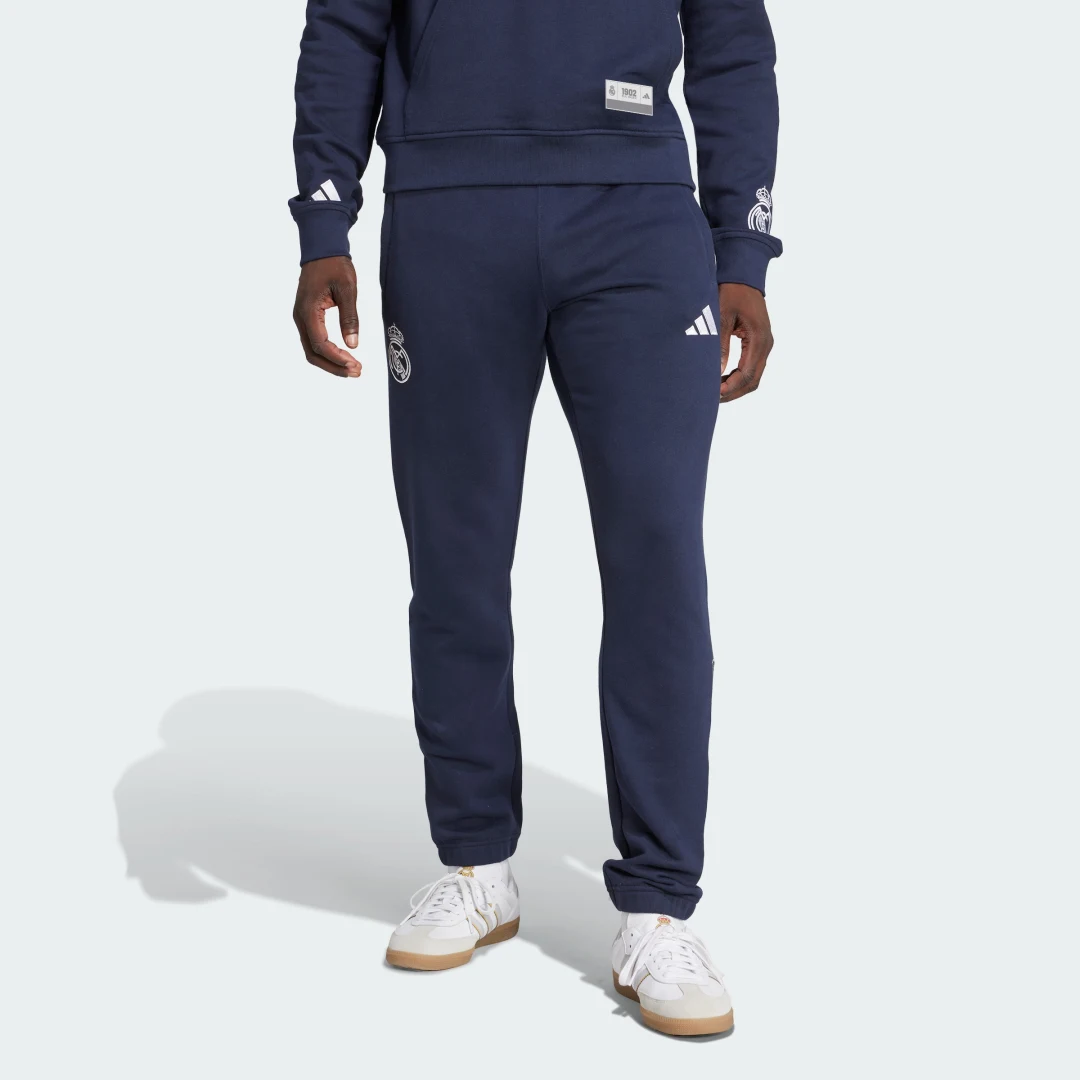 Detalle de Pantalón Real Madrid US Pack de Adidas — azul, para fans y entrenamiento