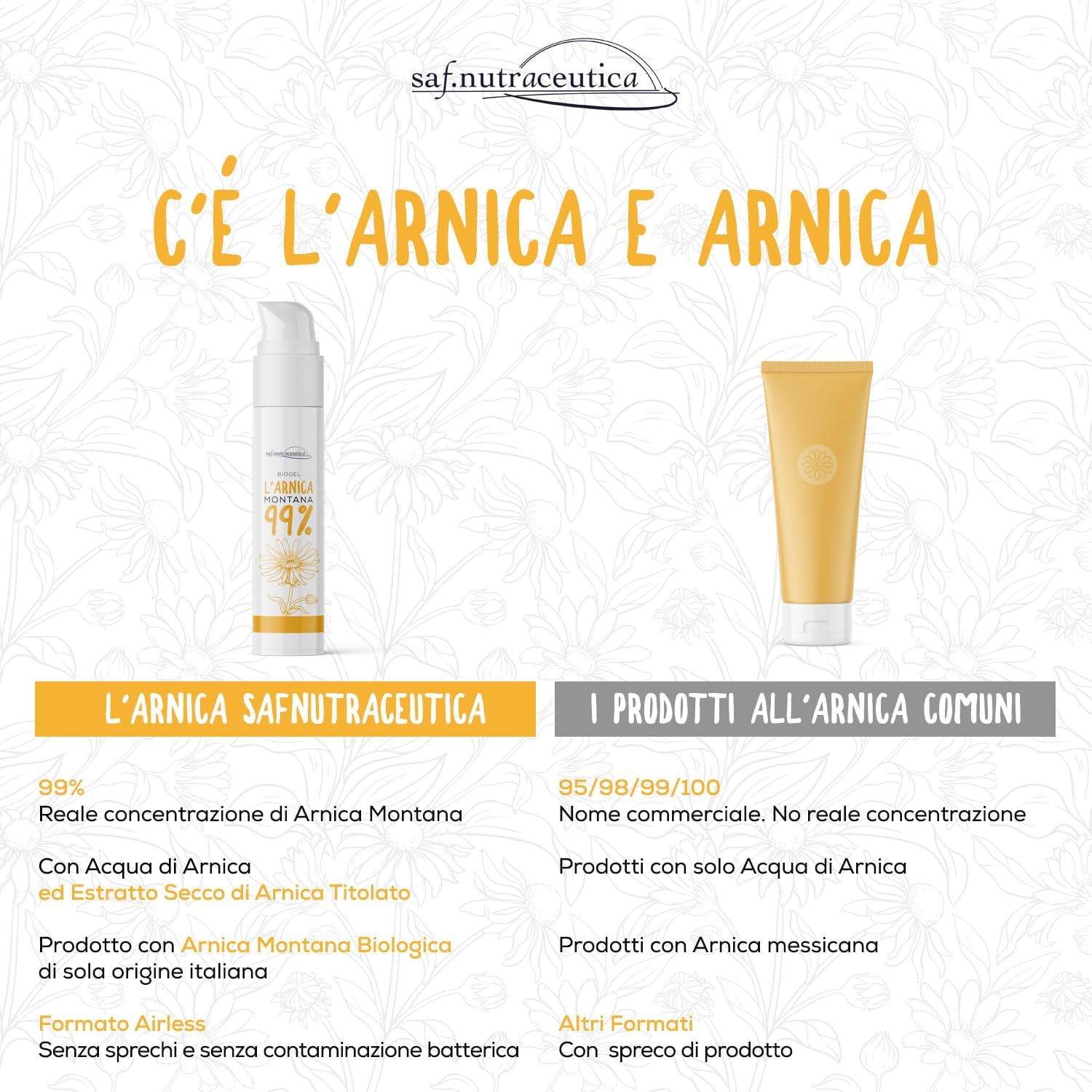 Detalle 1 de Saf.Nutraceutica Arnica gel 99% 100 ml