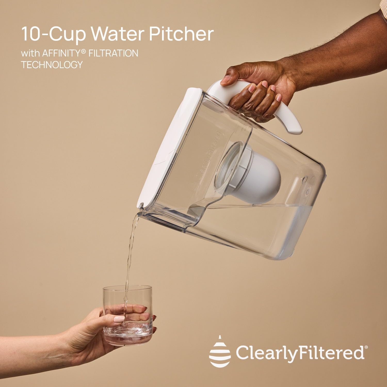 Detalle 2 de Clearly Filtered No.1 Water Pitcher with 1 Filter 🧪